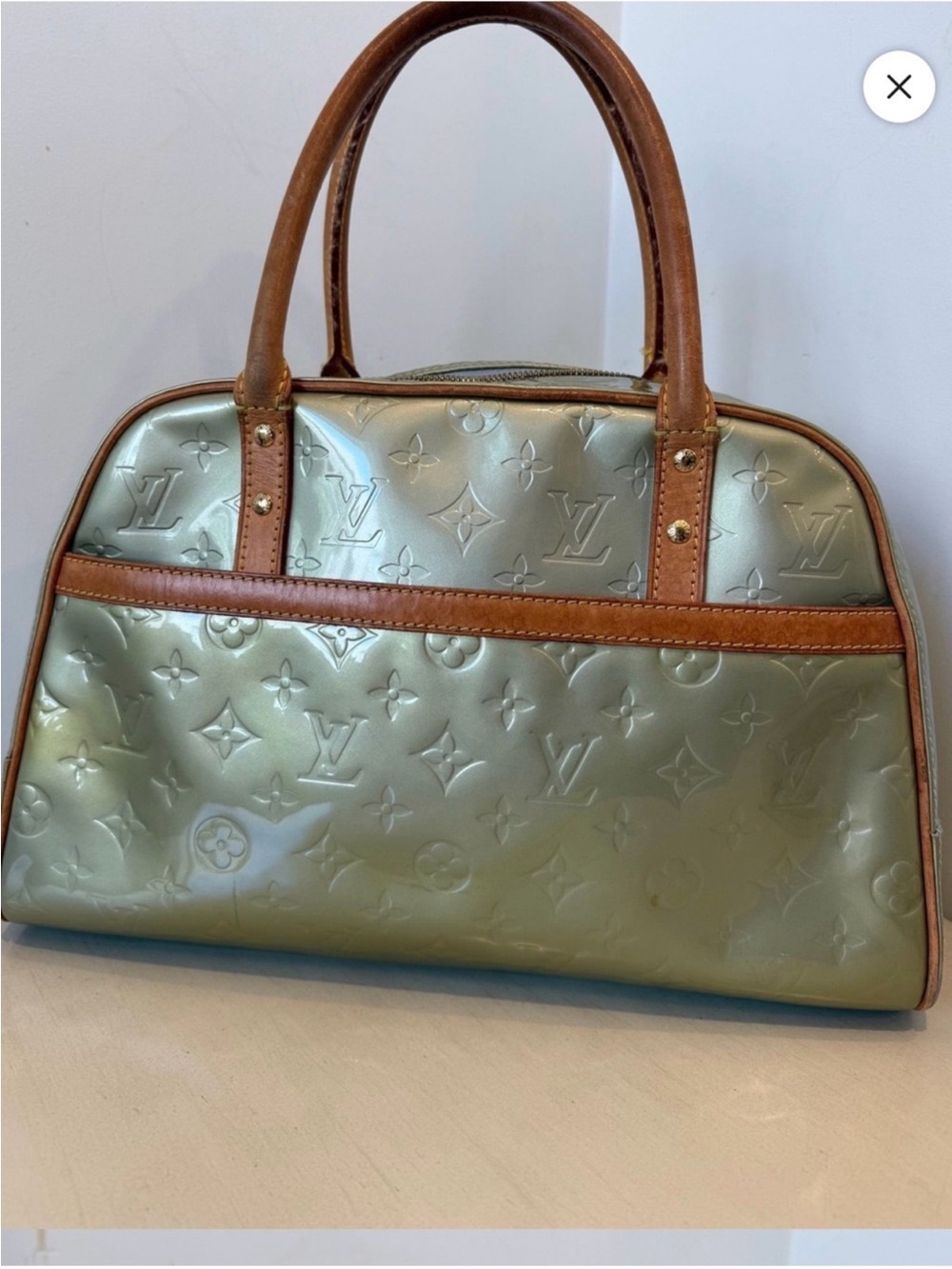 Louis Vuitton Green Vernes Handbag